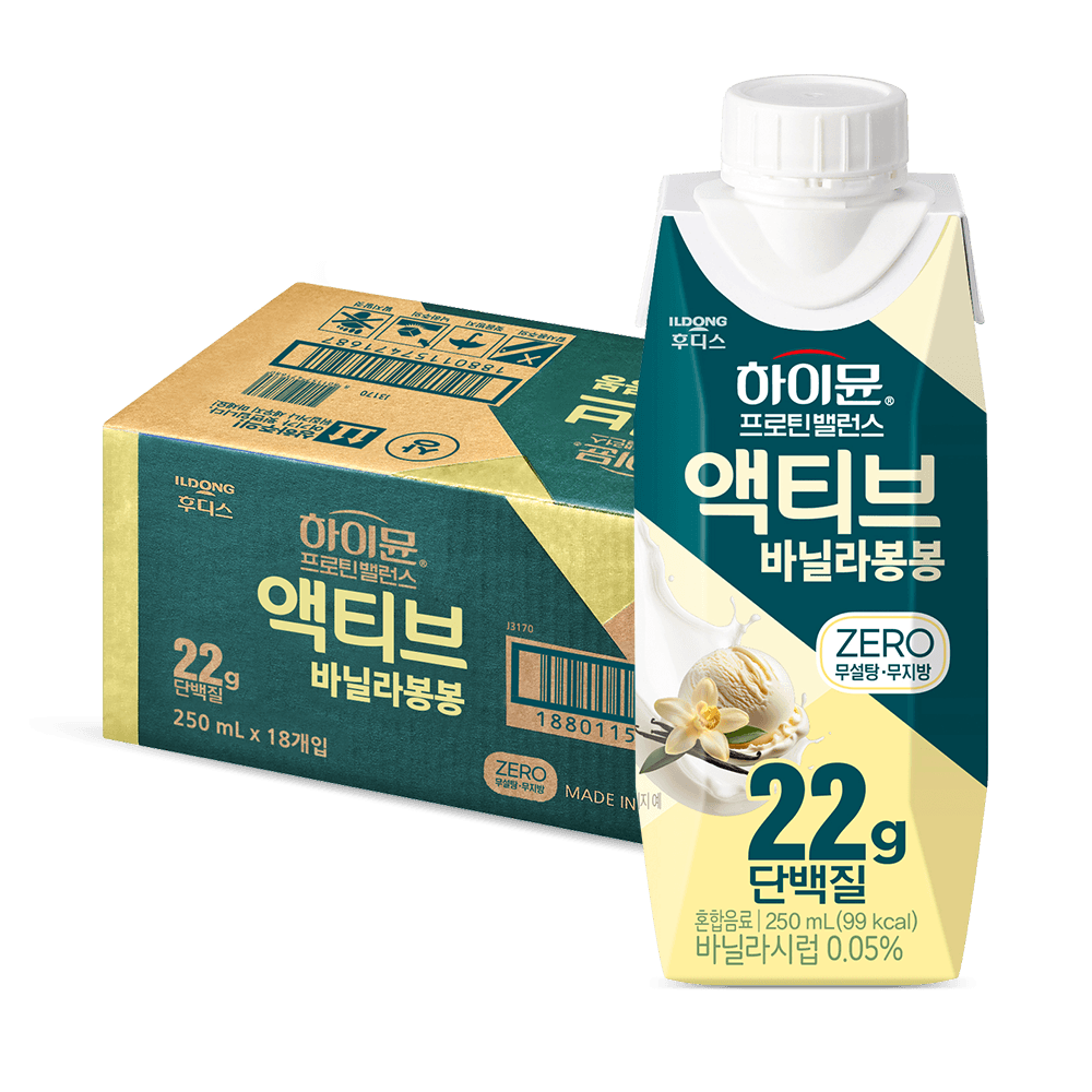 하이뮨 프로틴 밸런스 액티브 22g 바닐라봉봉 ZERO