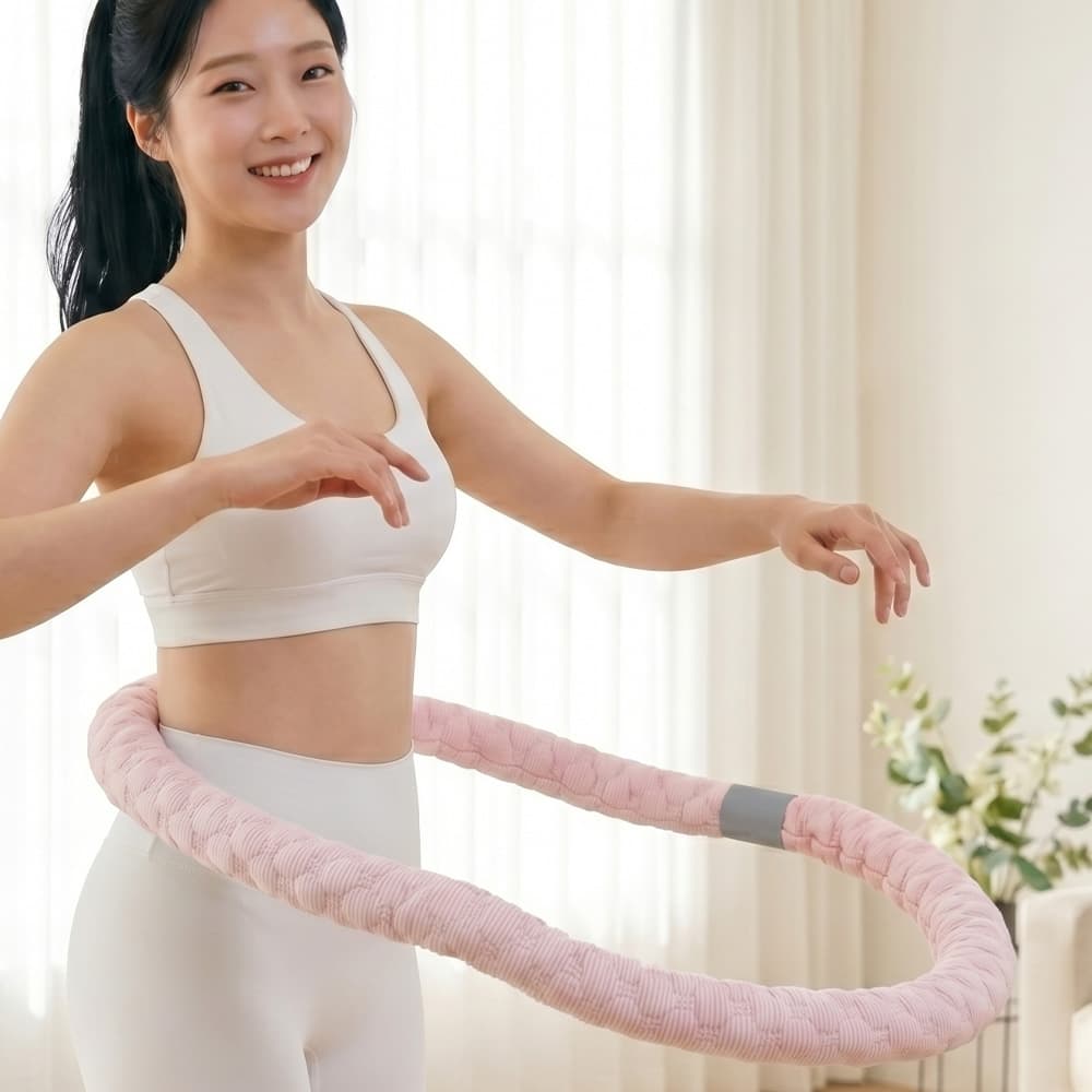 피거스 홈트 다이어트 운동기구 스프링 훌라후프