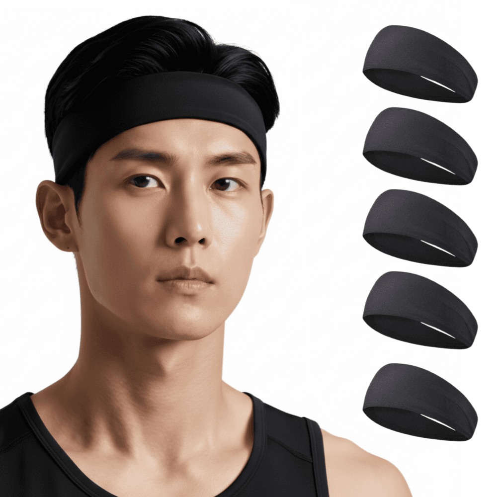 타이드코 흡수력 좋은 피트니스 런닝 헤어밴드