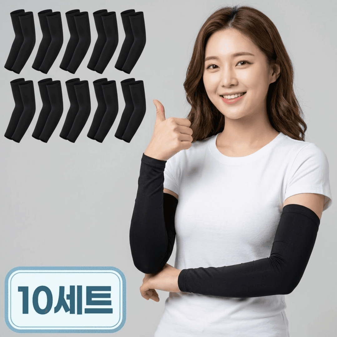 세르노 프리미엄 자외선 차단 아이스 쿨토시, 화이트, 10세트